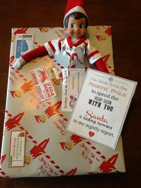 Elf On The Shelf Special Delivery Printable